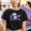 Buffalo Bills Peanuts Peace Love Bills T Shirt