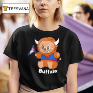 Bufufu Labubu X Buffalo Bills T Shirt