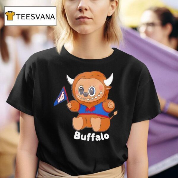 Bufufu Labubu X Buffalo Bills T Shirt