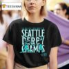 Cal Raleigh And Ken Griffey Jr Seattle Derby Champs T Shirt