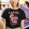 Cartel We Burn This City And Go Skull T Shirt