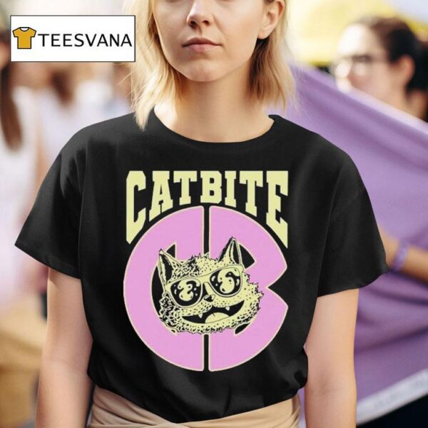 Catbite Cat Biscuits T Shirt