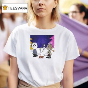 Charlie Brown Jason Voorhees Mask Horror Christmas T Shirt