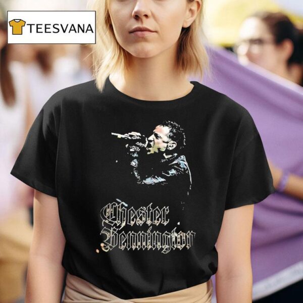 Chester Bennington American Singer Portrai T Shirt