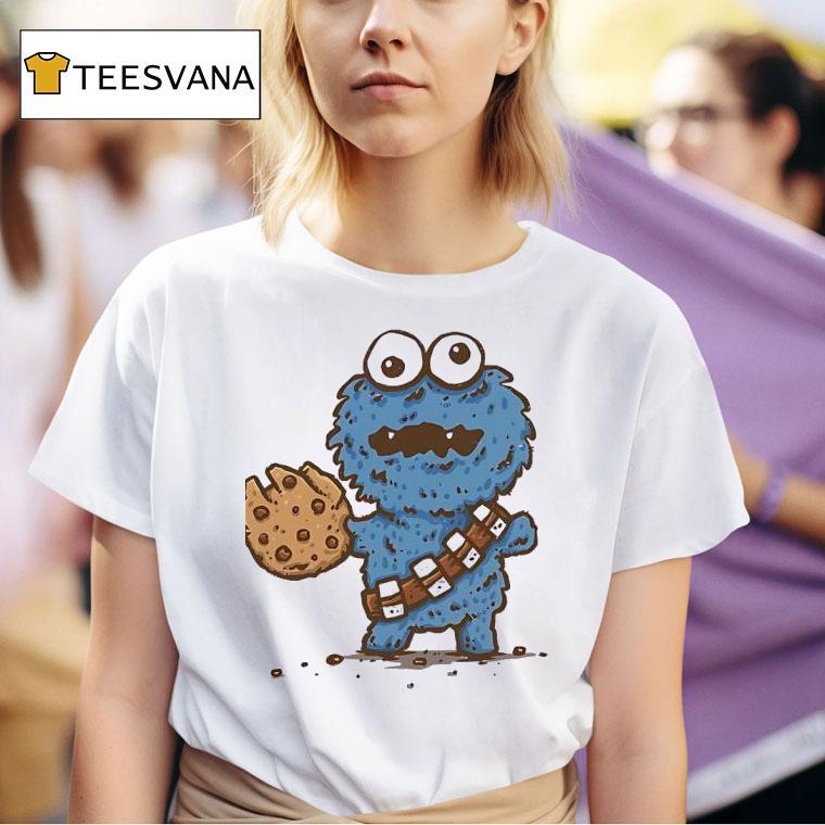 Chewbacca And Cookie Monster Mashup Star Wars T Shirt