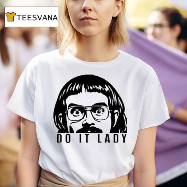 Chit Do It Lady Peeking T Shirt