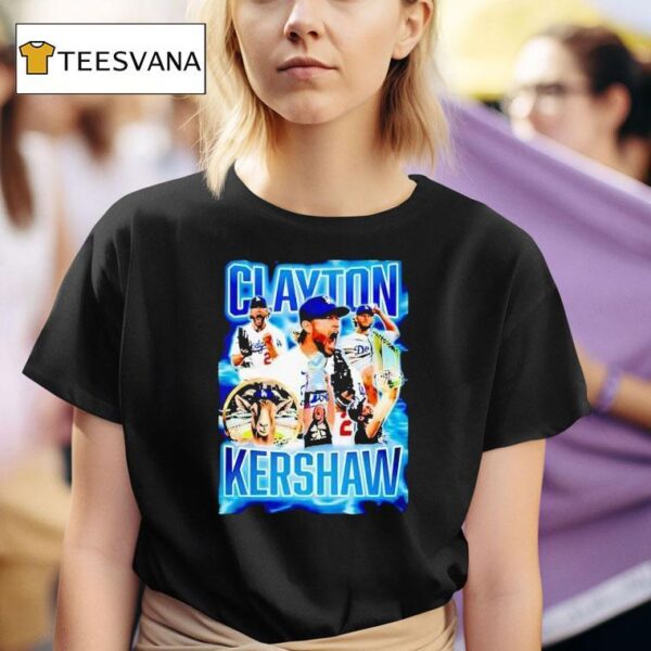 Clayton Kershaw The Goat Blk T Shirt