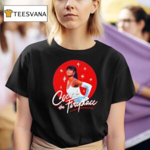 Coco By The Fireplace Jones Holiday T Shirt