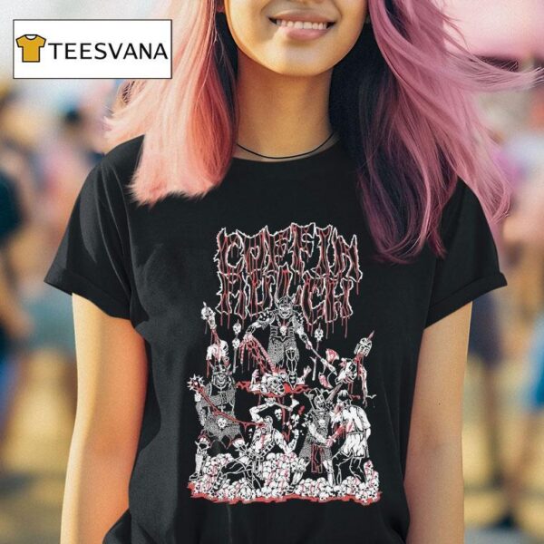 Coffin Mulch Into The Blood T Shirt