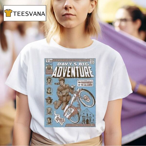 Comic Book Davy S Big Adventure T Shirt
