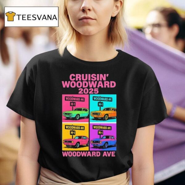 Cruisin Woodward Woodward Ave Cars T Shirt
