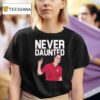 Curt Cignetti Never Daunted Indiana Hoosiers T Shirt