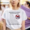 Democratic Platform For The Year Socialism T Shirt