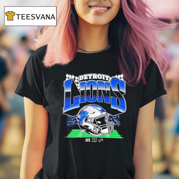 Detroit Lions Nfl Football Logo Helme T Shirt