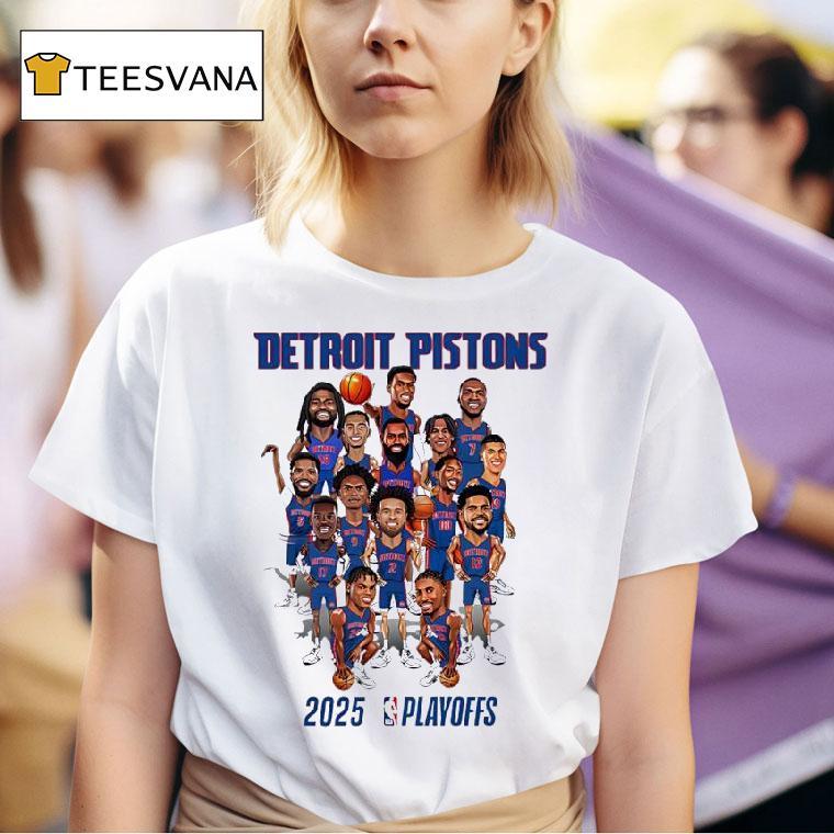 Detroit Pistons Basketball Nba Playoffs T Shirt