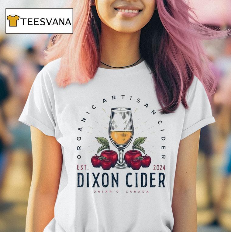 Dixon Cider Organic Artisan Cider Est Apple T Shirt