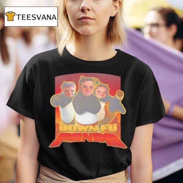 Down Fu Panda T Shirt
