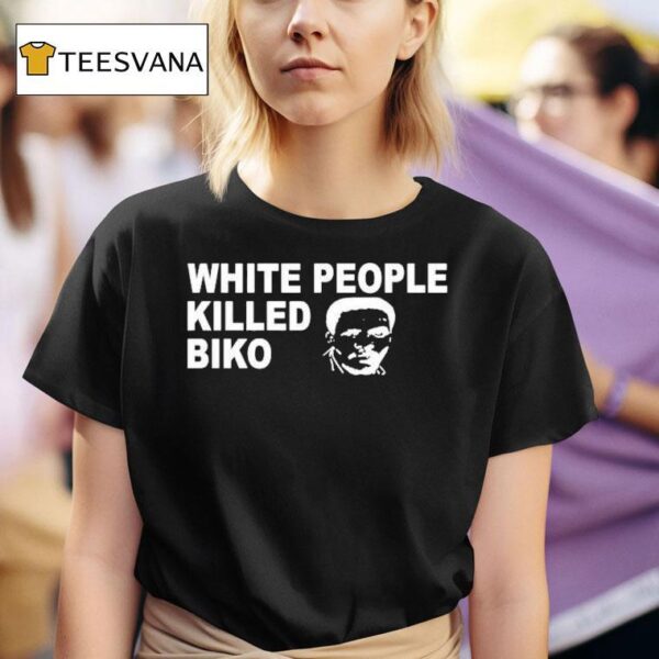 Dr Pedro Mzileni Wearing White People Killed Biko T Shirt