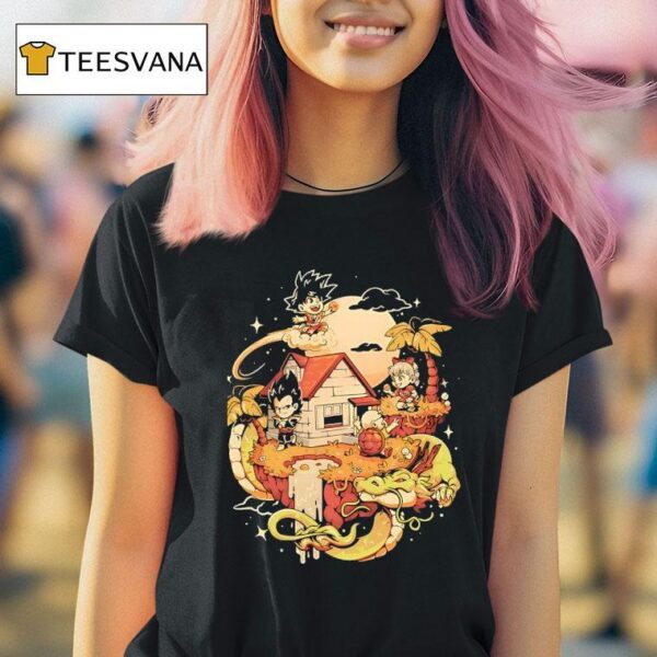 Dragon Island Cartoon T Shirt