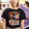 Drew Mcintyre The Legend Of Williams The Missing Vs The Nanny Choose Your Robin Williams T Shirt