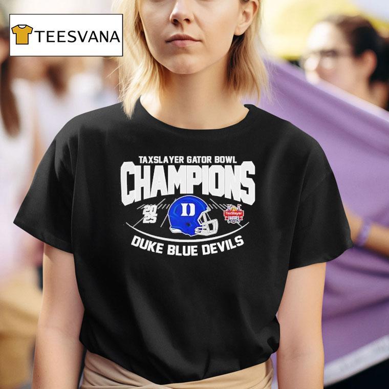 Duke Blue Devils Football Taxslayer Gator Bowl Bound Champions T Shirt