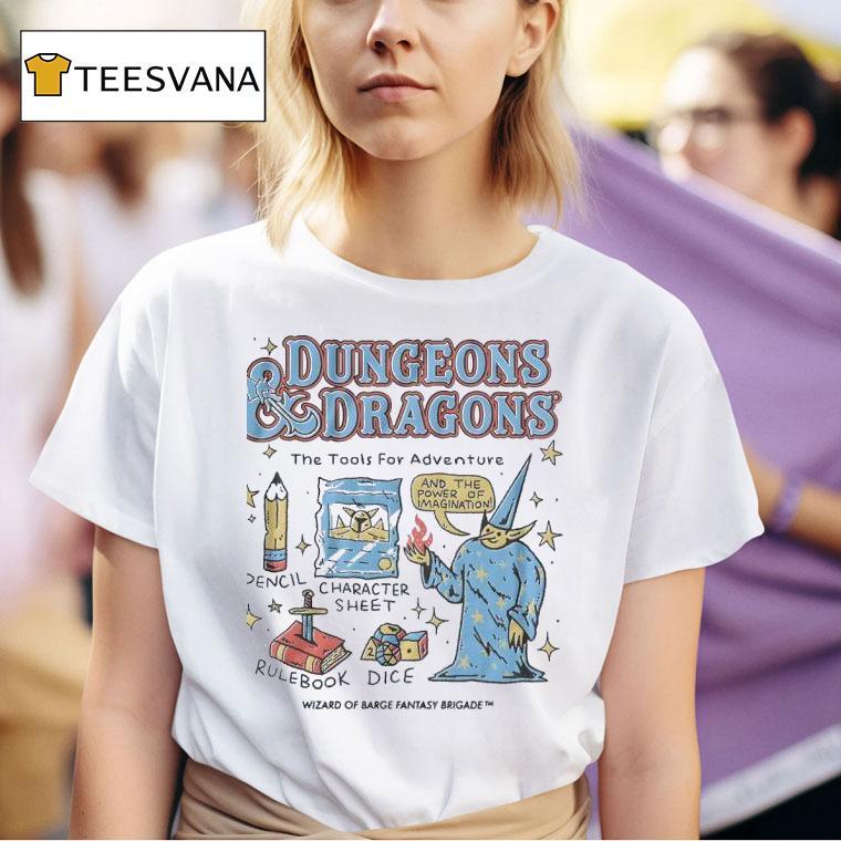Dungeons And Dragons The Tools For Adventure T Shirt
