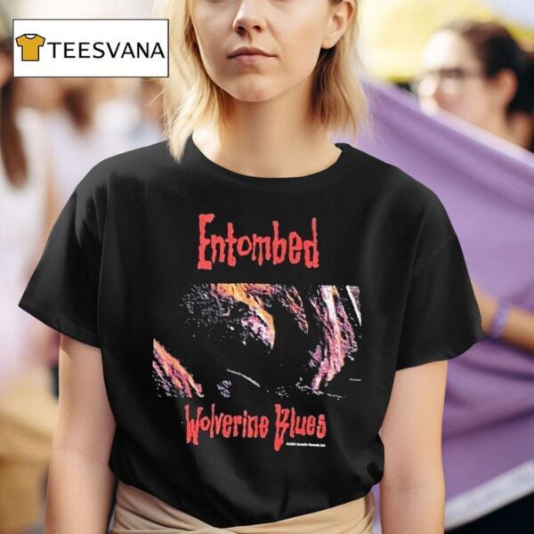 Entombed Wolverine Blues T Shirt