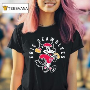 Erie Seawolves Fauxback Secondary Masco T Shirt