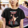 Eurythmics Summer Tour Concert Dates T Shirt