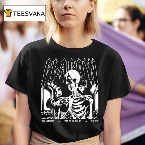 Flacow En Volomen Brazo De Cm Kg Skeleton T Shirt
