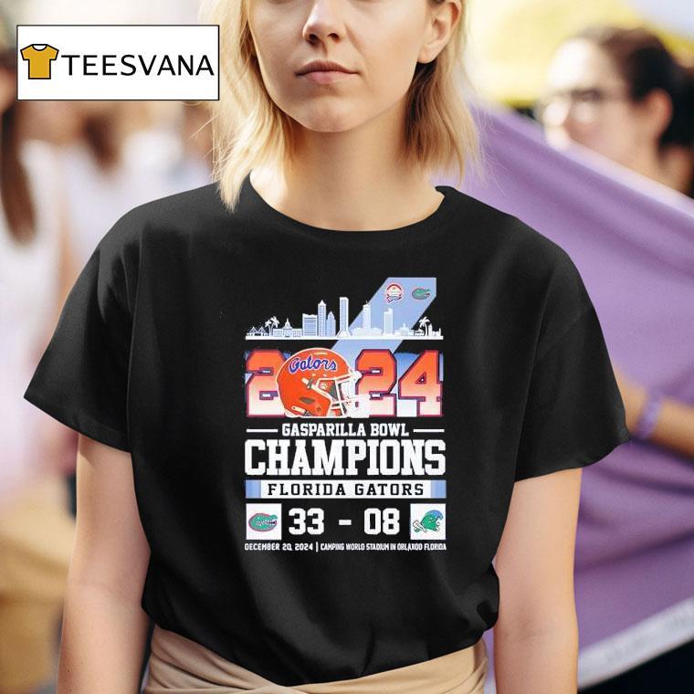 Florida Gators Celebrations Champions Of Gasparilla Bowl T Shirt