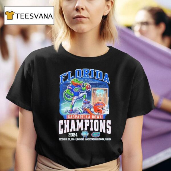 Florida Gators Gasparilla Bowl Champions Go Gators T Shirt