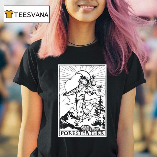 Forest Bather Card T Shirt