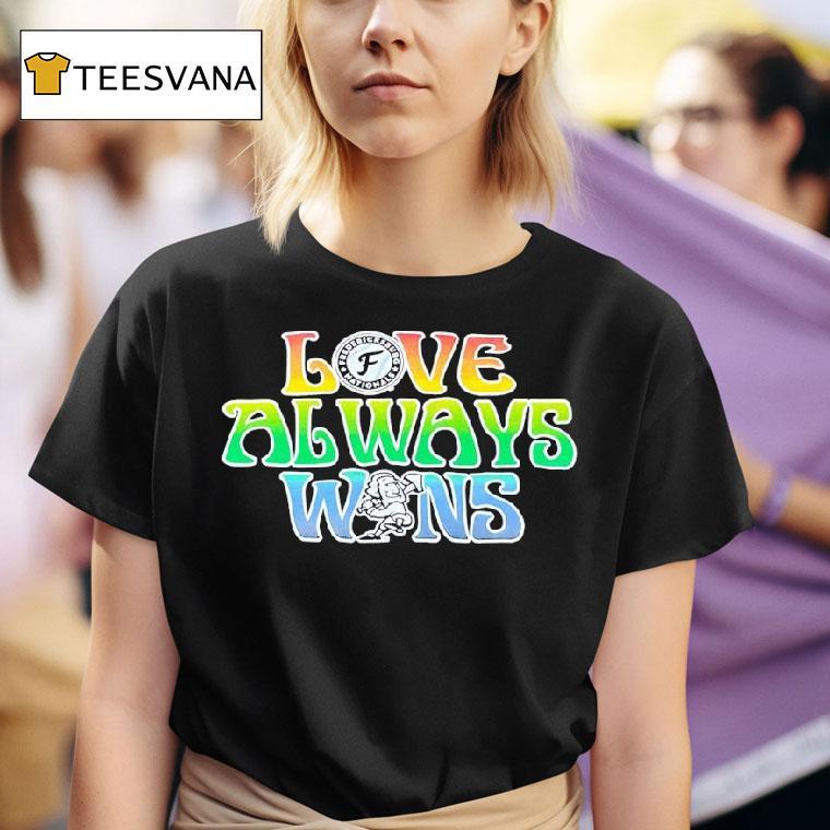 Fredericksburg Nationals Love Always Wins T Shirt