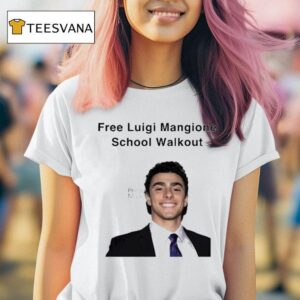 Free Luigi Mangione School Walkou T Shirt