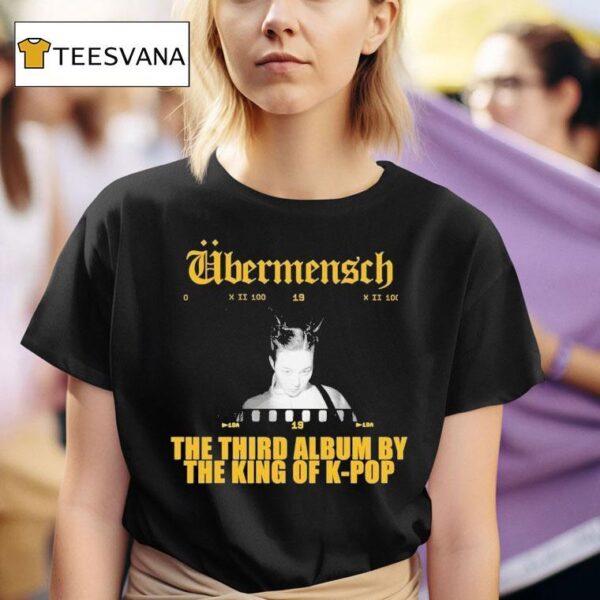 G Dragon Bermensch The Third Album By The King Of K Pop T Shirt