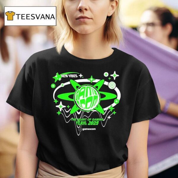 Gamescom The Heart Of Gaming New Vibes T Shirt