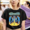 Gatecreeper Blue Dragon Skeleton T Shirt