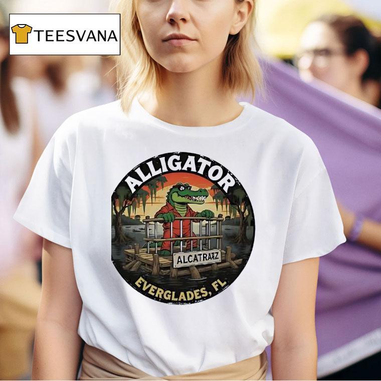 Gator Prison Alligator Alcatraz Everglades Fl T Shirt