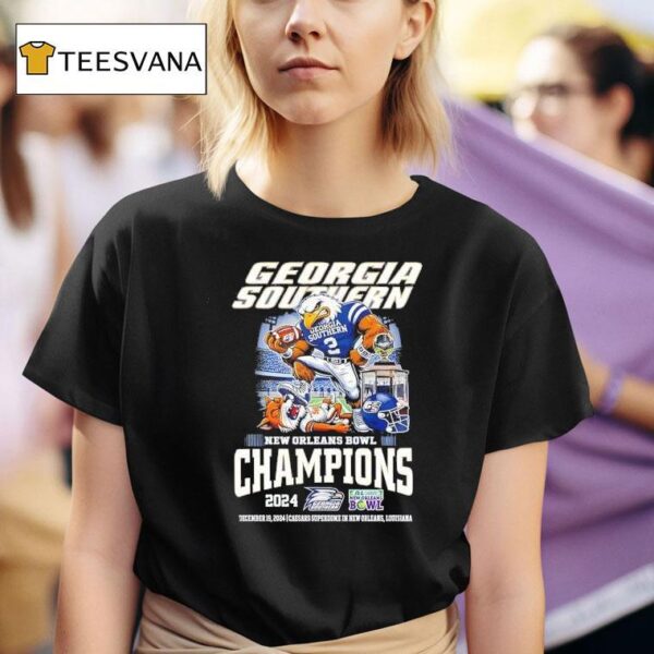Georgia Southern Eagles New Orleans Bowl Champs T Shirt