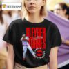 Gleyber Torres Detroit Baseball Stamp Style Graphic Signature T Shirt
