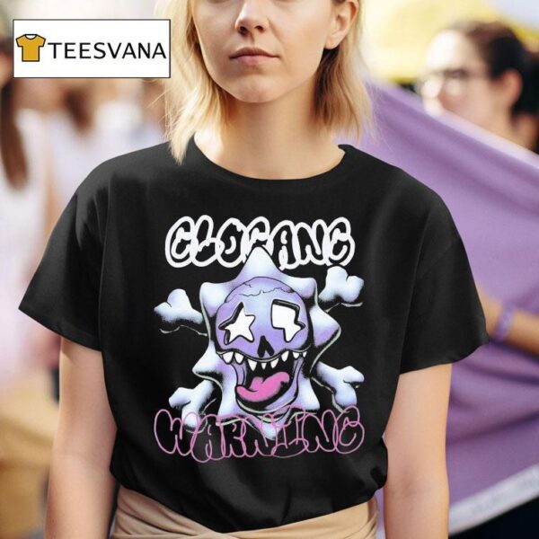 Glo Gang Warning Cross Boned T Shirt
