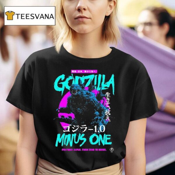 Godzilla Minus One Postwar Japan From Zero To Minus Rucking Fotten X Gxg Varian T Shirt