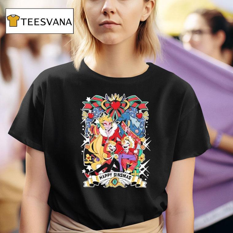 Hazbin Hotel Happy Sinsmas T Shirt