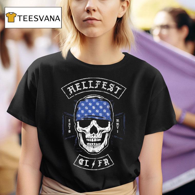 Hellfest Hellbanger Skull T Shirt
