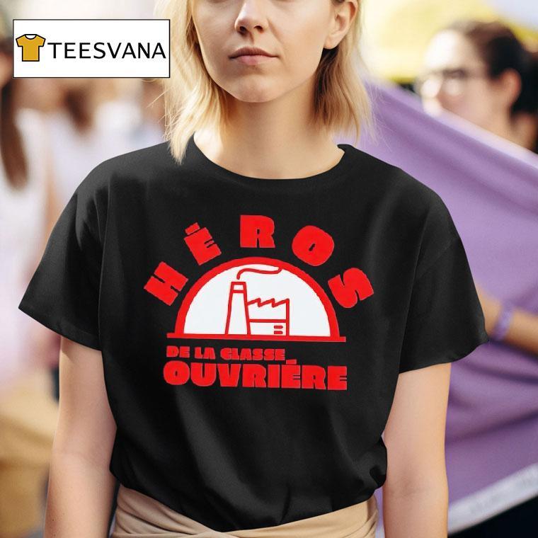 Heros De La Classe Ouvriere Logo T Shirt
