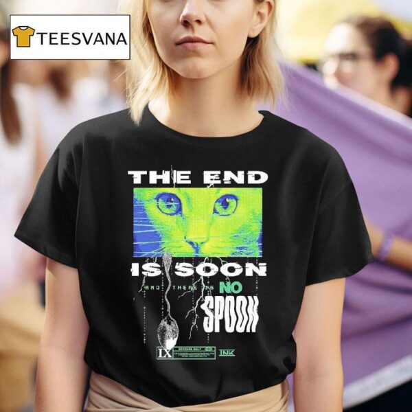 Ice Nine Kills The End Is Soon And There Is No Spoon Cat Eyes T Shirt
