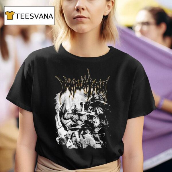 Immolation The Wicked Shall Overcome Us Choking Angel T Shirt