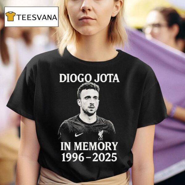 In Memory Of Diogo Jota Rip Liverpool T Shirt