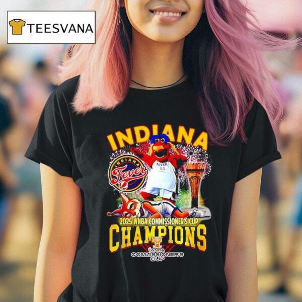 Indiana Fever Wnba Commissioners Cup Champions T Shirt